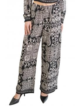 Pantalone morbido palazzo fantasia Only